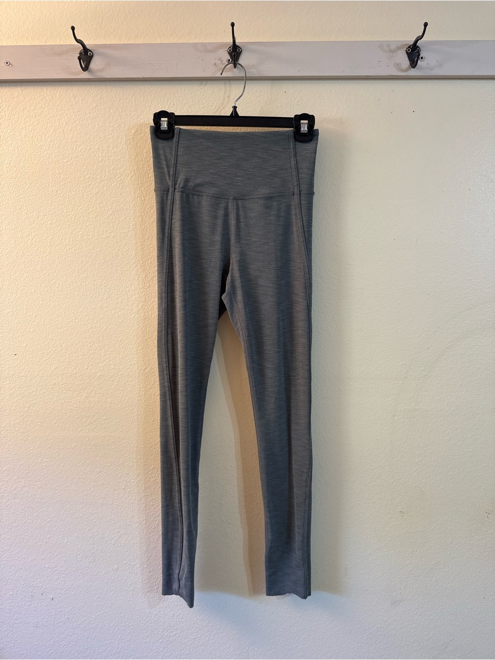 Athleta Girls' Heather Gray High-Waist Leggings